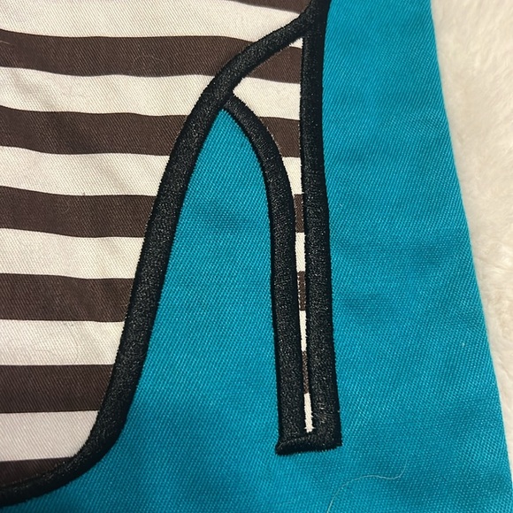 Henri Bendel Teal Drawstring dust bag - Picture 5 of 13